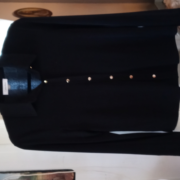 Calvin Klein Tops - Calvin Klein Black Button down collard shirt Size PS